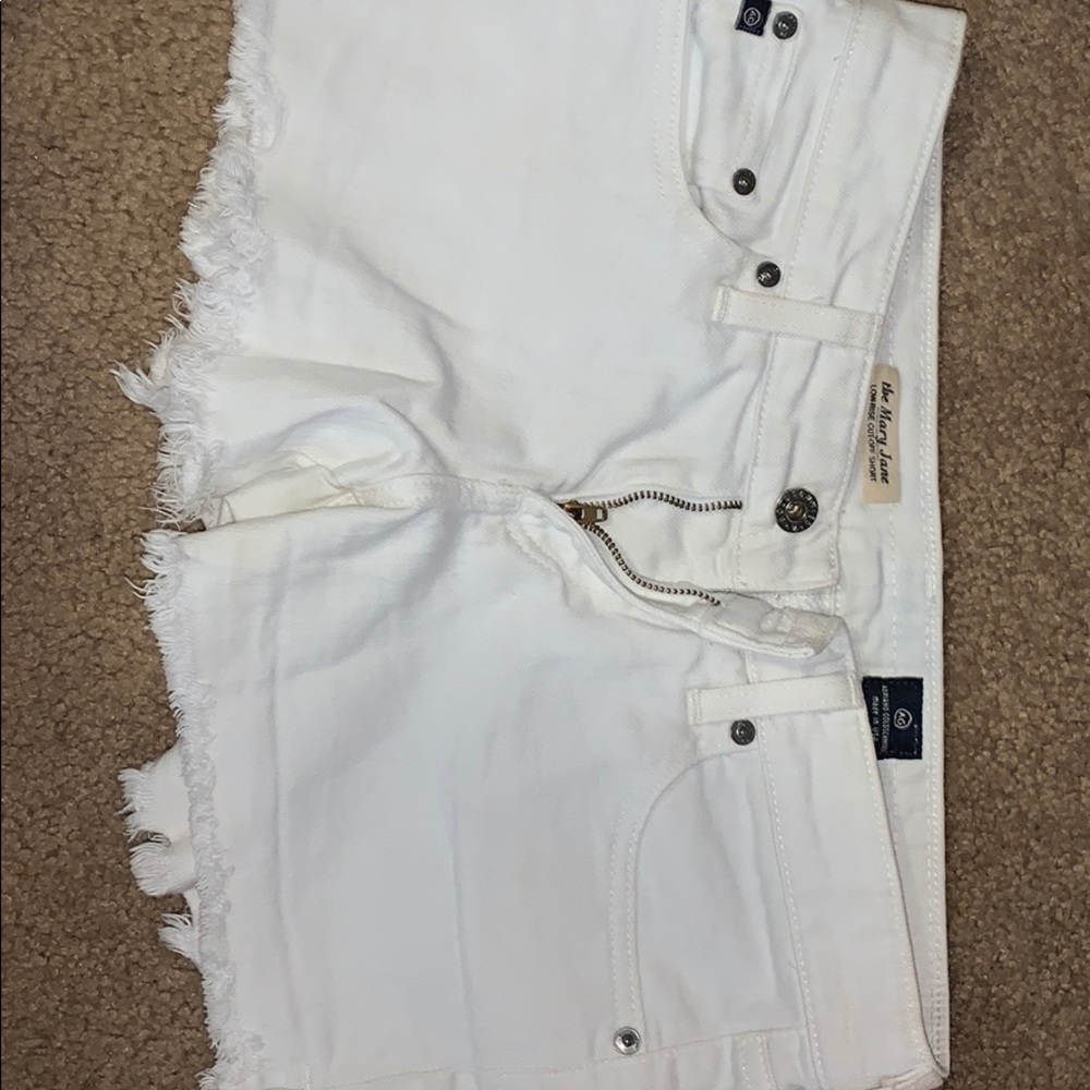 AG Adriano Goldschmieder Low Rise Cut Off Shorts